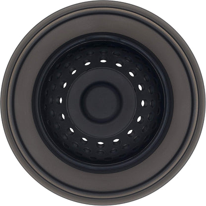 OXO Good Grips 2-in-1 Sink Strainer Stopper – Scratch-Free Silicone Underside to Protect Sink Basins