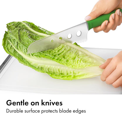 OXO Good Grips 2-Piece Cutting Board Set, Non-Porous Double-Sided Food Prep Boards for Safer Raw Meat and Produce Handling