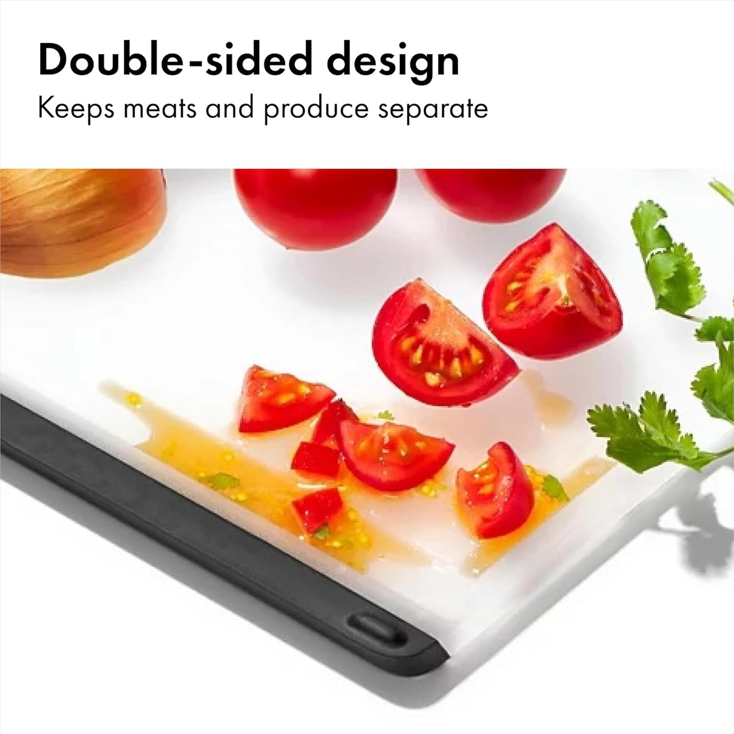 OXO Good Grips 2-Piece Cutting Board Set, Simple Reversible Prep Boards for Clean, Uncluttered Kitchen Counters