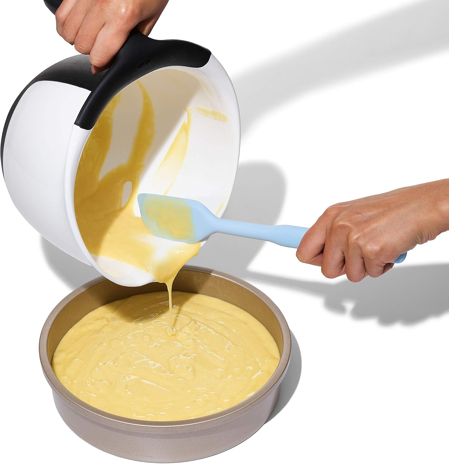 OXO Good Grips 3 Piece Silicone Spatula Set – Thoughtful Housewarming Gift for New Homeowners, Everyday Baking and Cooking Essential