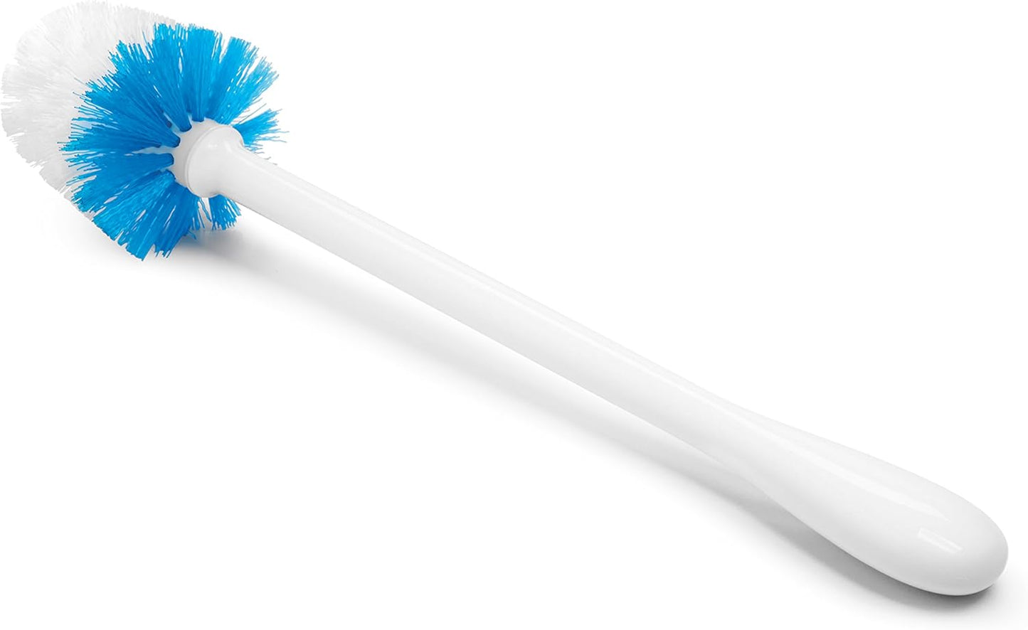 OXO Good Grips Compact Toilet Brush & Canister – Stylish Bathroom Decor Accent for Powder Room and Guest Bath
