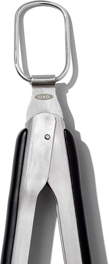 OXO Outdoor Grilling Turner and Tongs Set – Patio and Backyard BBQ Tools for Burgers, Steaks, and Veggies