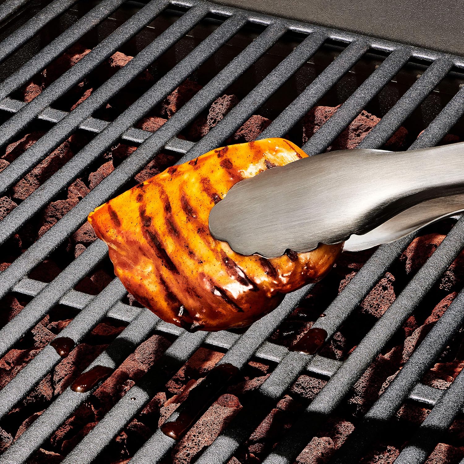 OXO Outdoor Grilling Turner and Tongs Set – Thoughtful Father's Day Gift for Dads Who Love to Grill