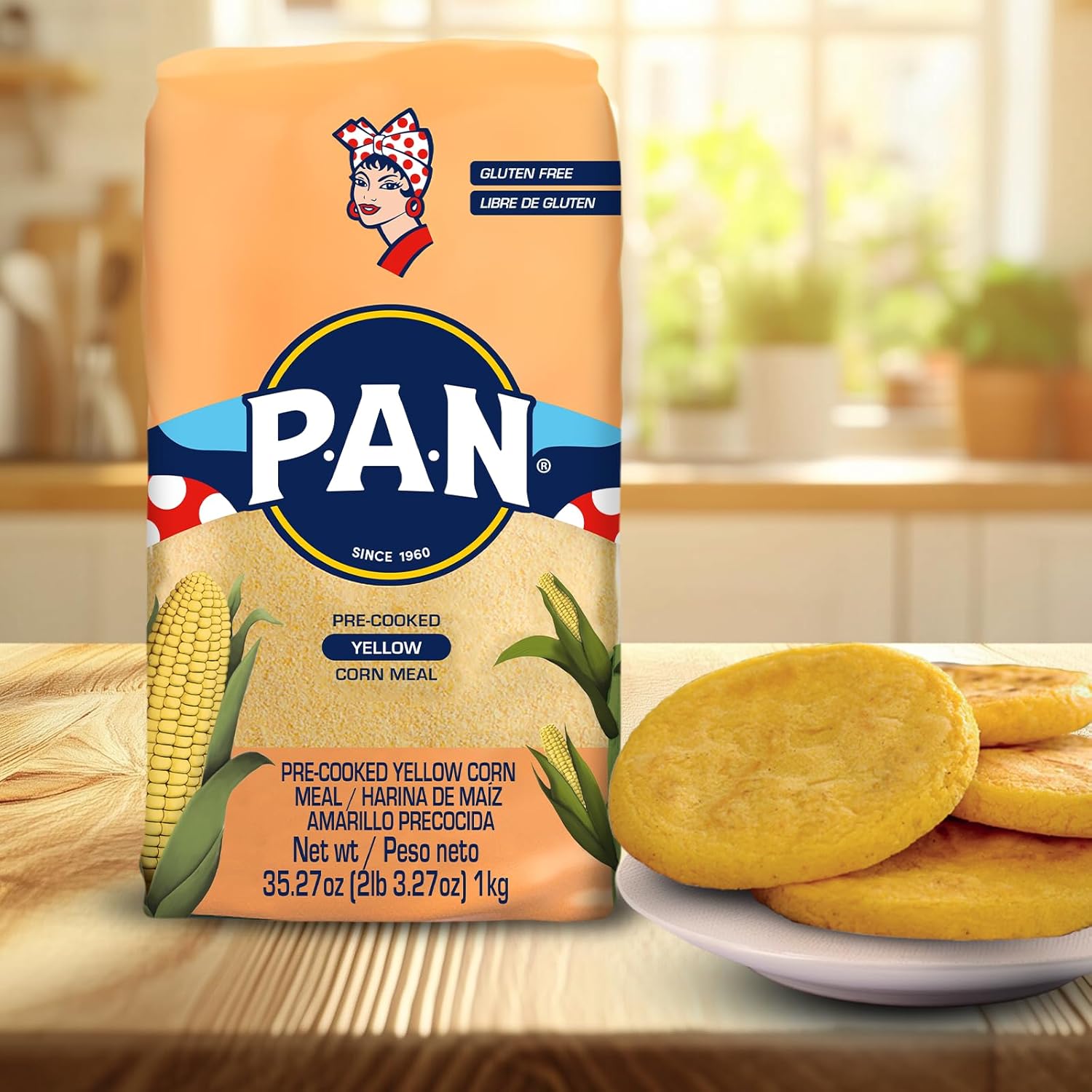 P.A.N. Yellow Corn Meal – Gluten-Free Pantry Staple for Calm Meal Prep and Clean Eating