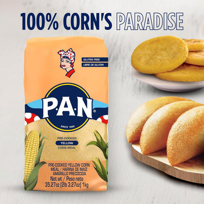 P.A.N. Yellow Corn Meal – Gluten-Free Pantry Staple for Calm Meal Prep and Clean Eating