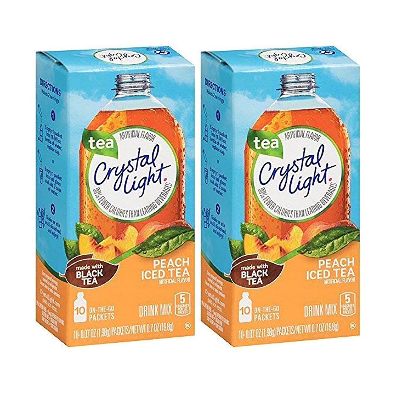 pack of 2 boxes containing 10 on-the-go stick packets each (20 total servings)