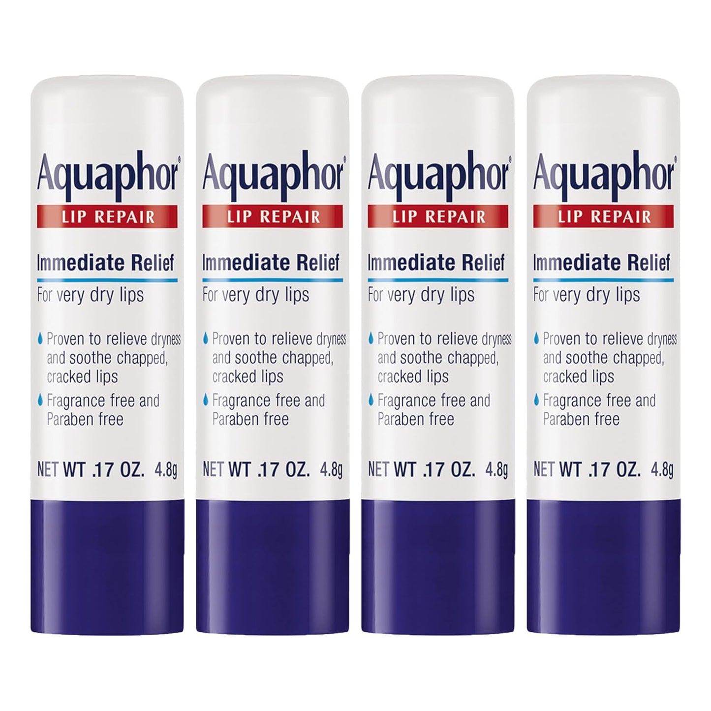 pack of four 0.17 oz portable stick balms