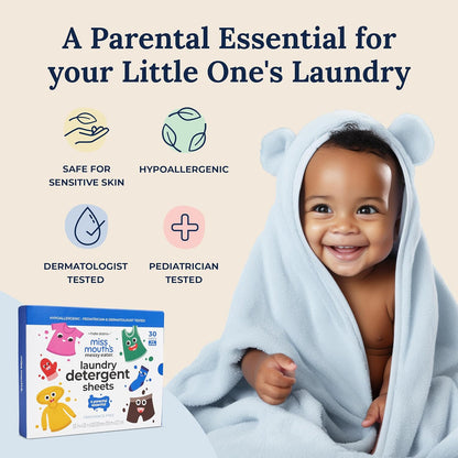 pairs with a dedicated miss mouth's messy eater stain treater for two-step stain fighting
