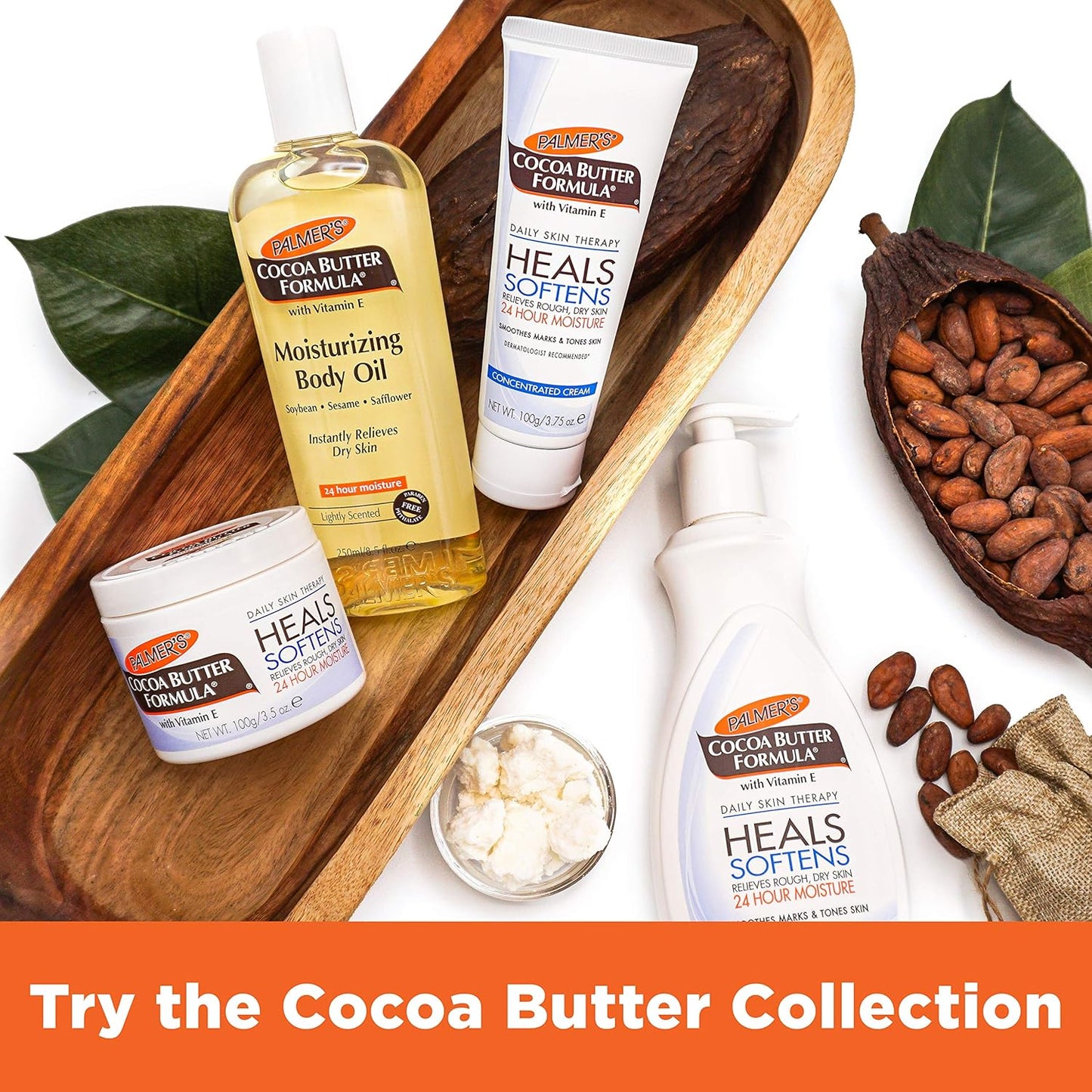 Palmer's Cocoa Butter Concentrated Cream – Nightly Self-Care Ritual for Softening Stretch Marks and Dry Skin