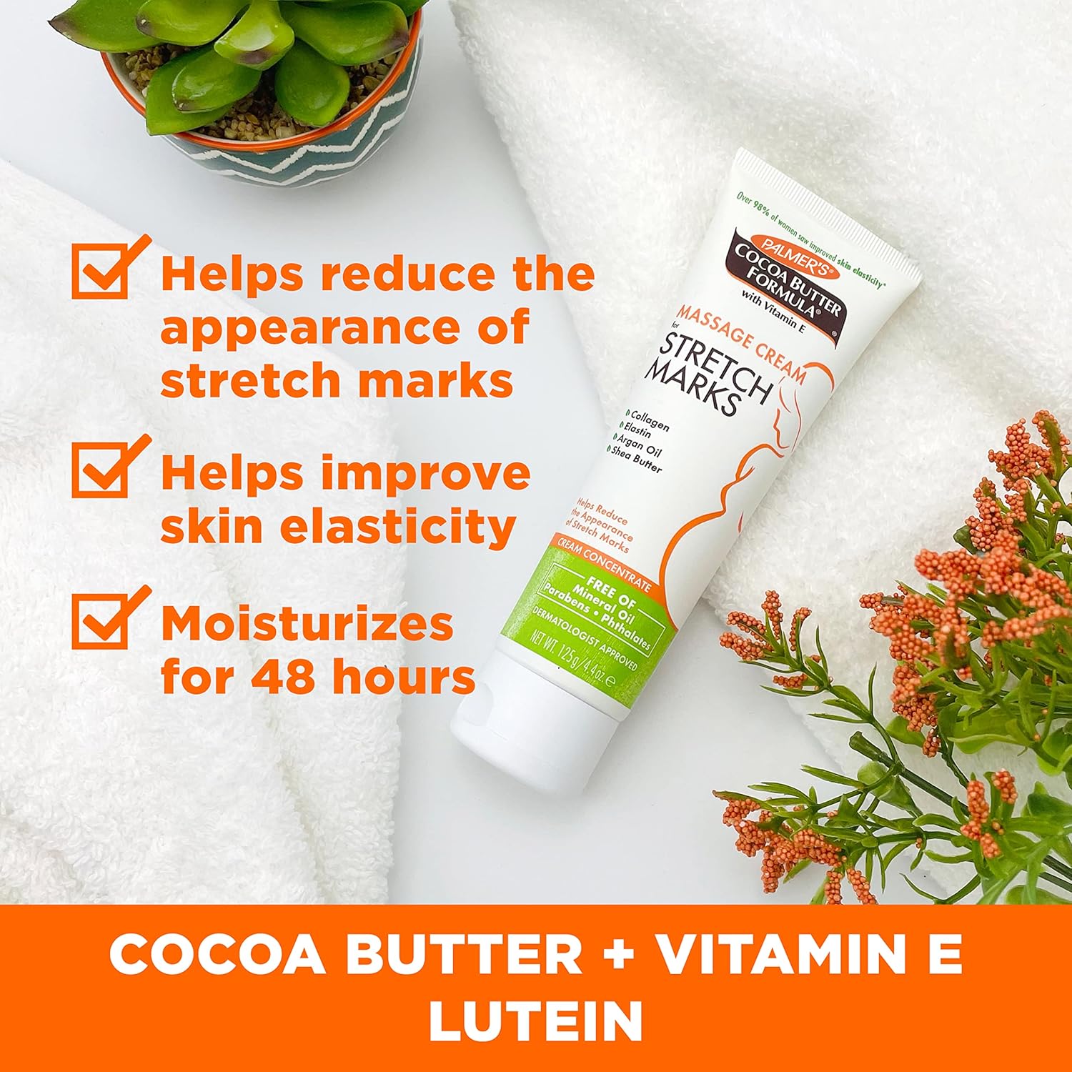 Palmer's Cocoa Butter Formula Pregnancy Skin Care Kit – Thoughtful Baby Shower Gift for Expecting Moms, 4 Piece Stretch Mark Set