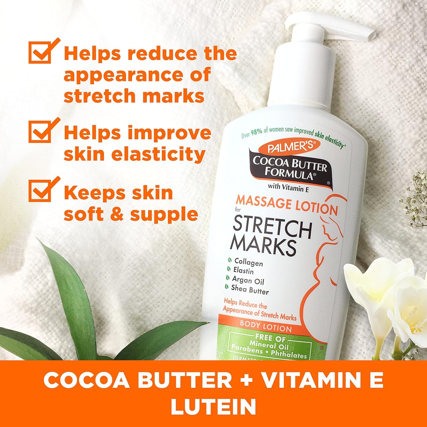 Palmer's Cocoa Butter Formula Pregnancy Skin Care Kit – Thoughtful Baby Shower Gift for Expecting Moms, 4 Piece Stretch Mark Set
