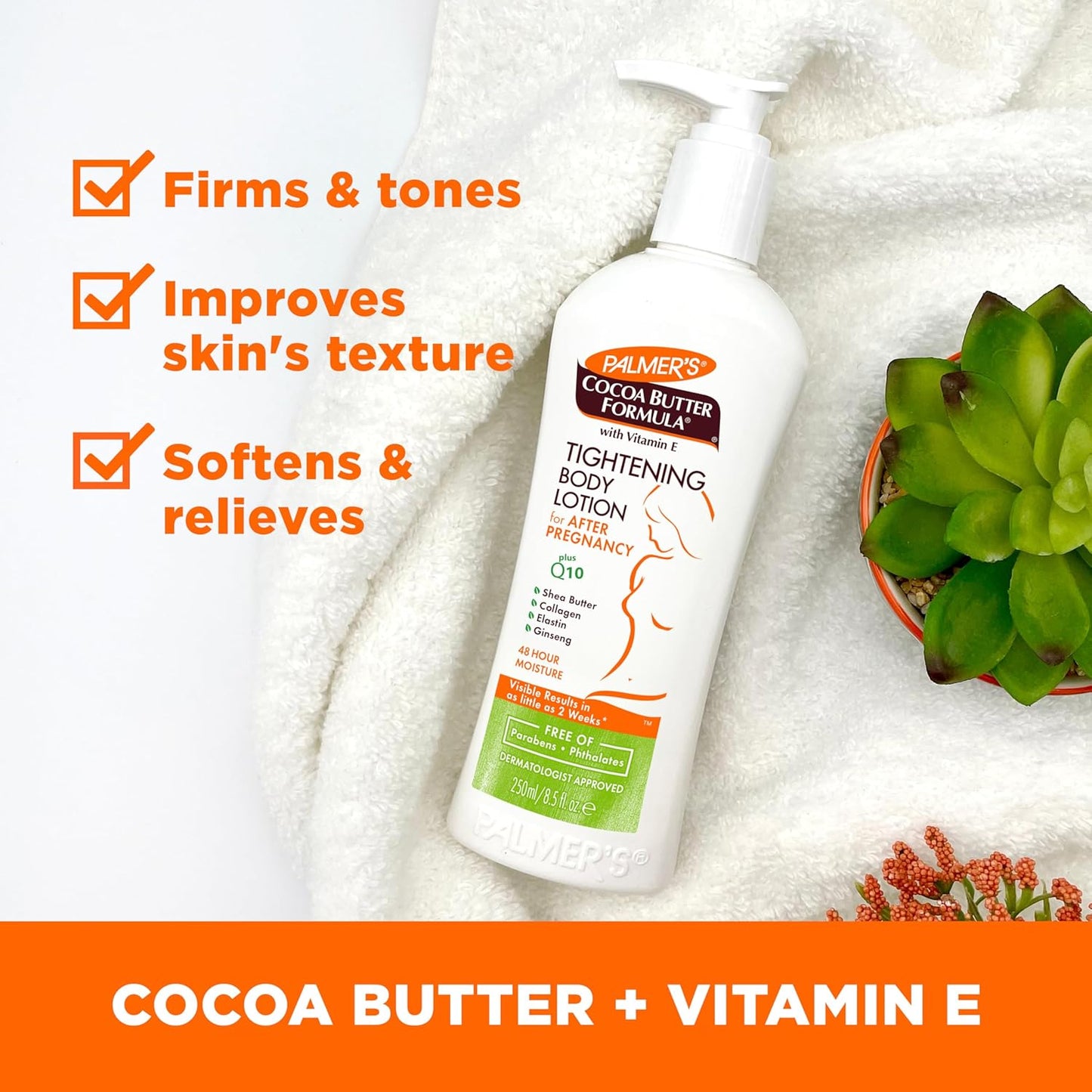 Palmer's Cocoa Butter Formula Premium Postpartum Collection – 4-Piece Luxury Skincare Ritual with CoQ10 Lotion and Rosehip Skin Therapy Oil