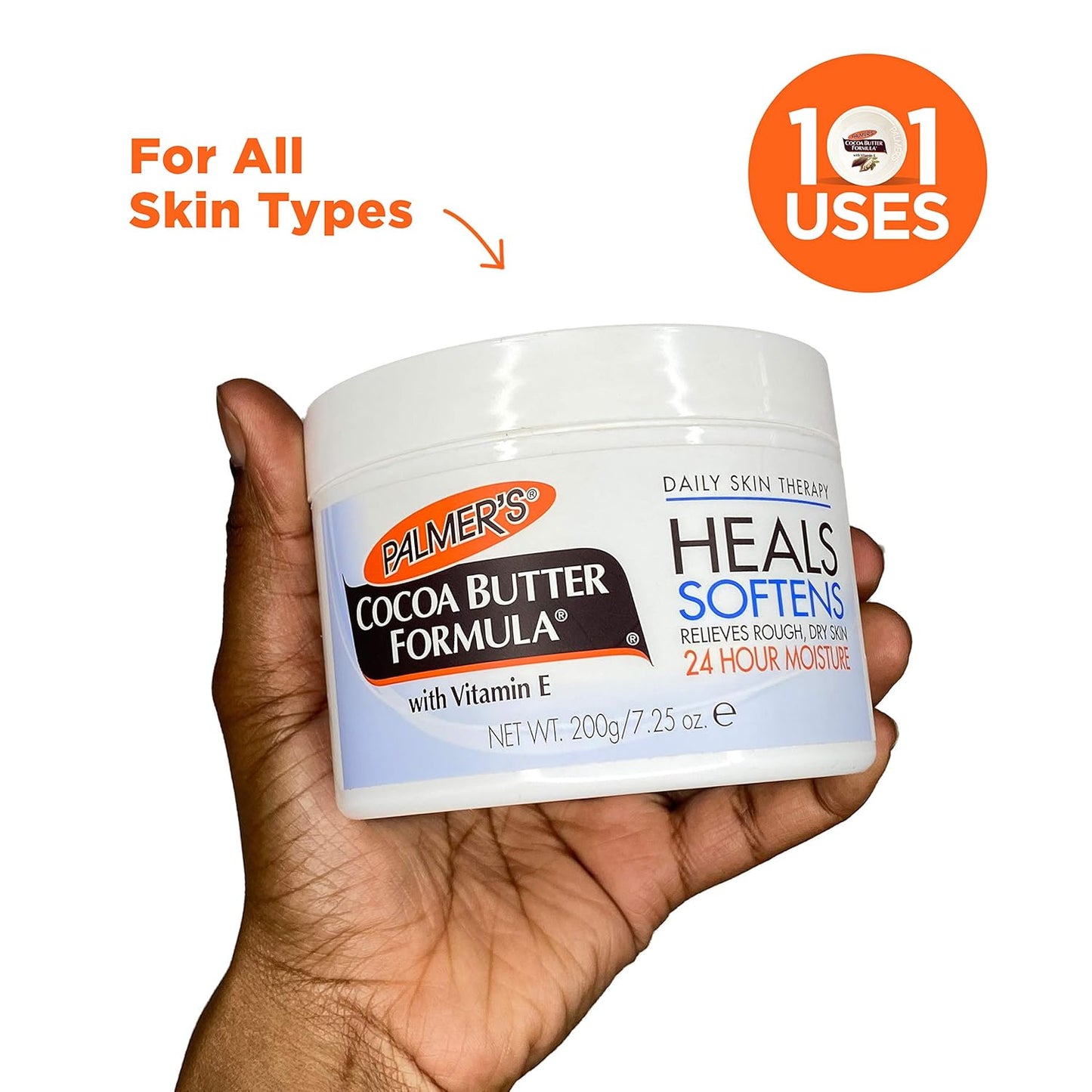 Palmer's Cocoa Butter Formula Solid Skin Therapy – Nightly Self-Care Balm for Mindful Bedtime Rituals and 48-Hour Hydration