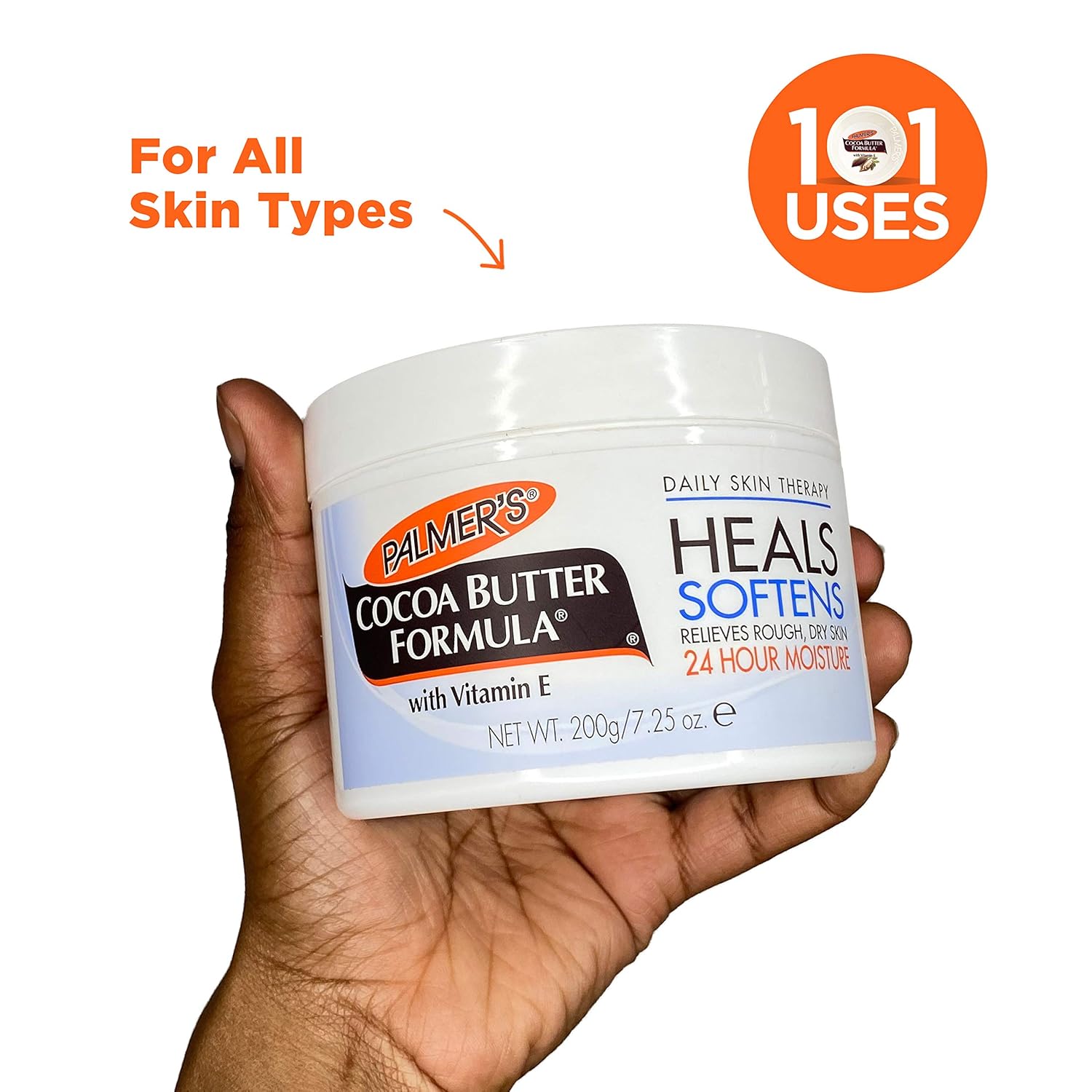 Palmer's Cocoa Butter Formula Solid Skin Therapy – Nightly Self-Care Balm for Mindful Bedtime Rituals and 48-Hour Hydration