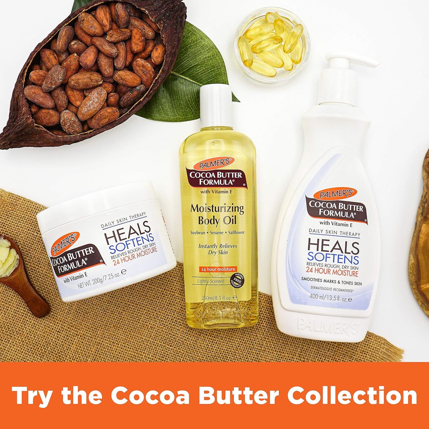 Palmer's Cocoa Butter Formula Solid Skin Therapy – Nightly Self-Care Balm for Mindful Bedtime Rituals and 48-Hour Hydration