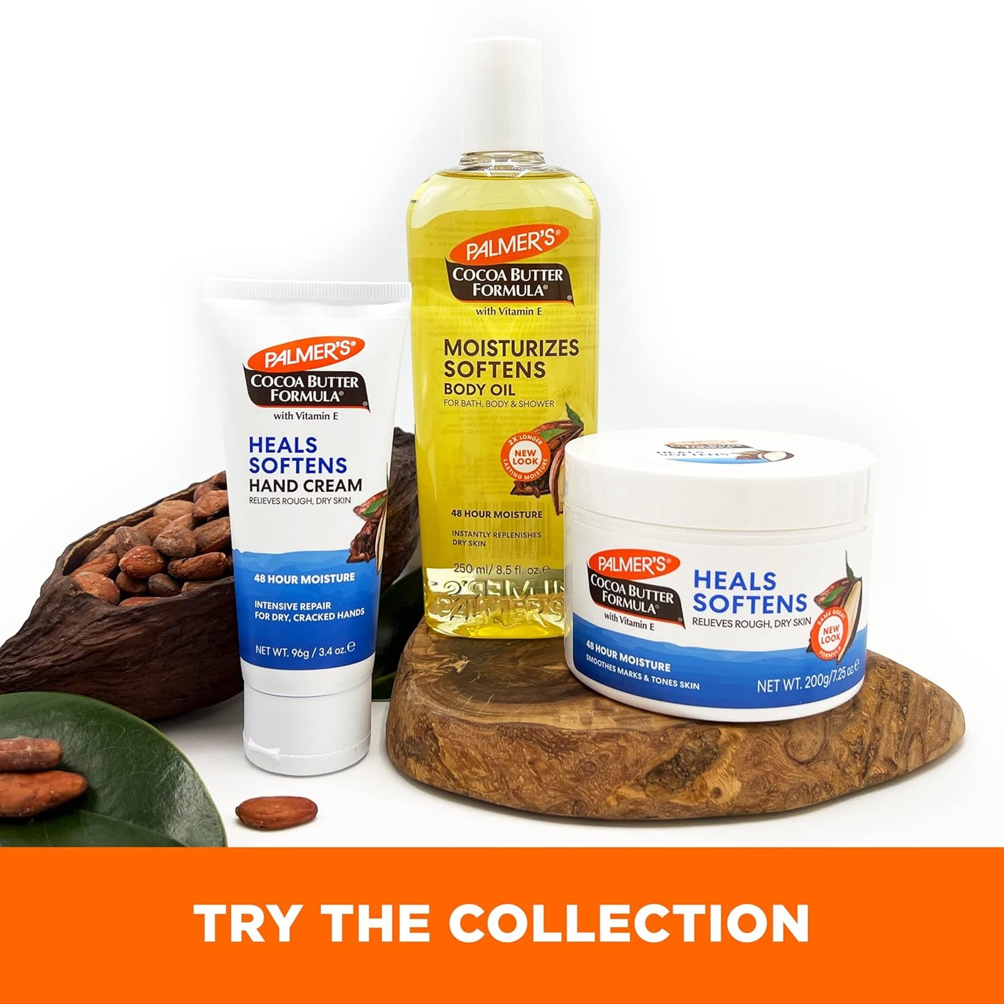 Palmer's Cocoa Butter Hand Cream – Nightly Self-Care Ritual for Dry, Cracked Hands, Travel Size 3.4 oz