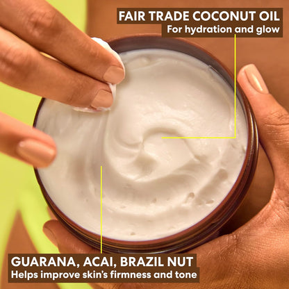 Palmer's Coconut Oil Formula Whipped Body Cream for Clean Beauty Bathroom and Effortless One-Step Firming