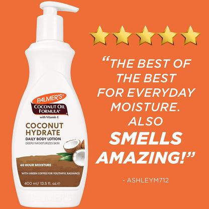 Palmer's Coconut Oil Lotion – Travel-Size Hydration for Carry-Ons & Weekend Trips, 1.7 Fl Oz TSA Bottle
