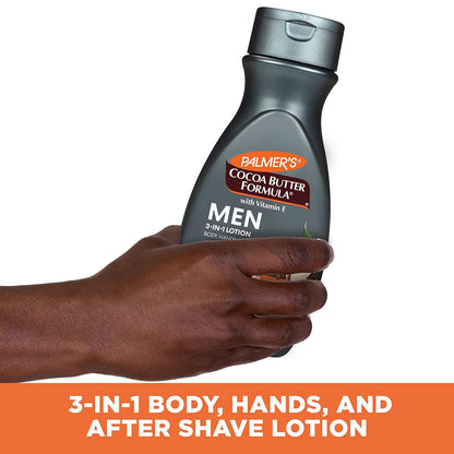 Palmer's Men's 3-in-1 Face & Body Lotion – Thoughtful Birthday Gift for Him, 24-Hour Cocoa Butter Hydration