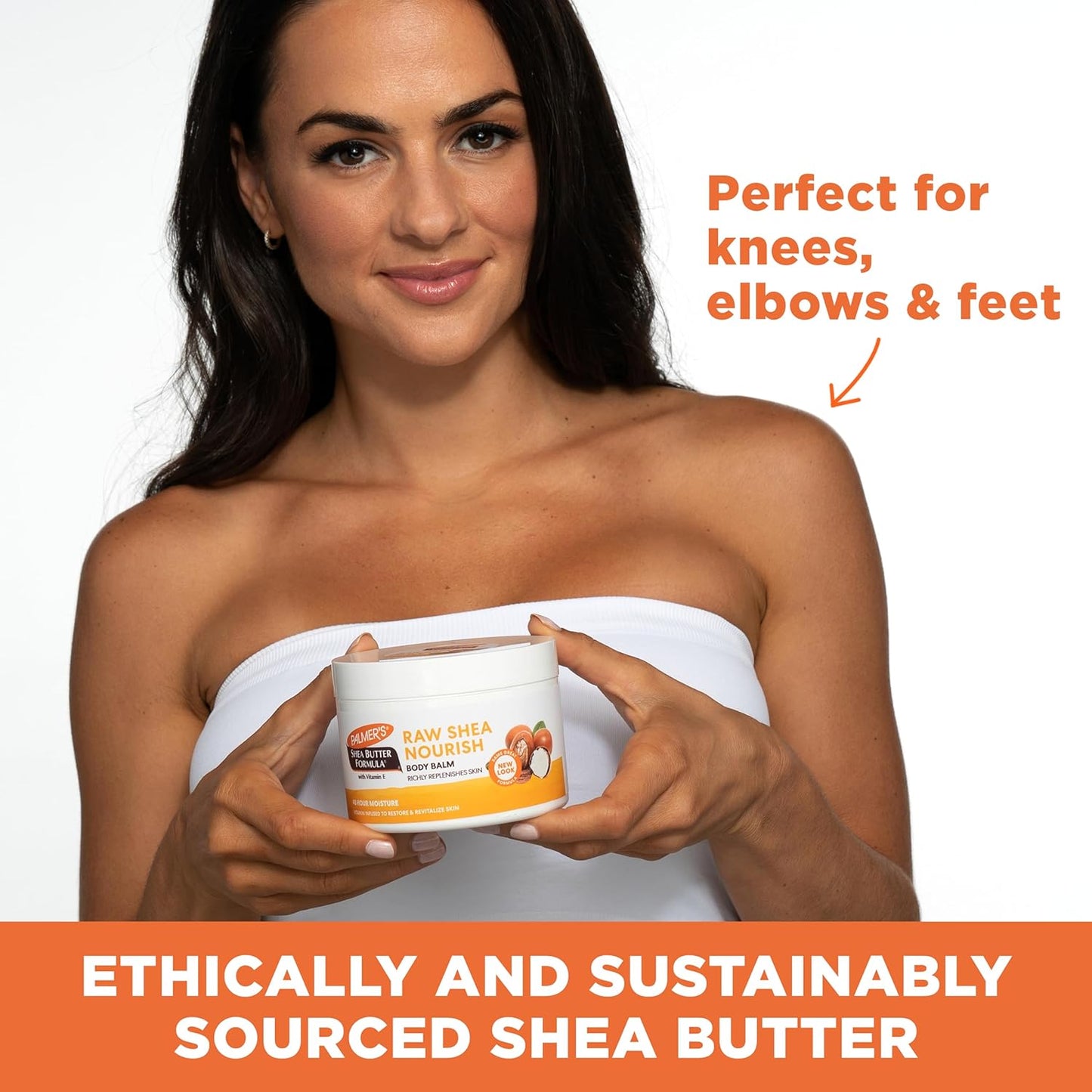 Palmer's Raw African Shea Butter Balm – Gentle Family Moisturizer for Babies, Kids, and Sensitive Skin