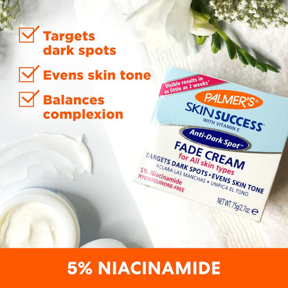 Palmer's Skin Success Fade Cream with 5% Niacinamide – Premium Dark Spot Treatment for the Elevated Vanity