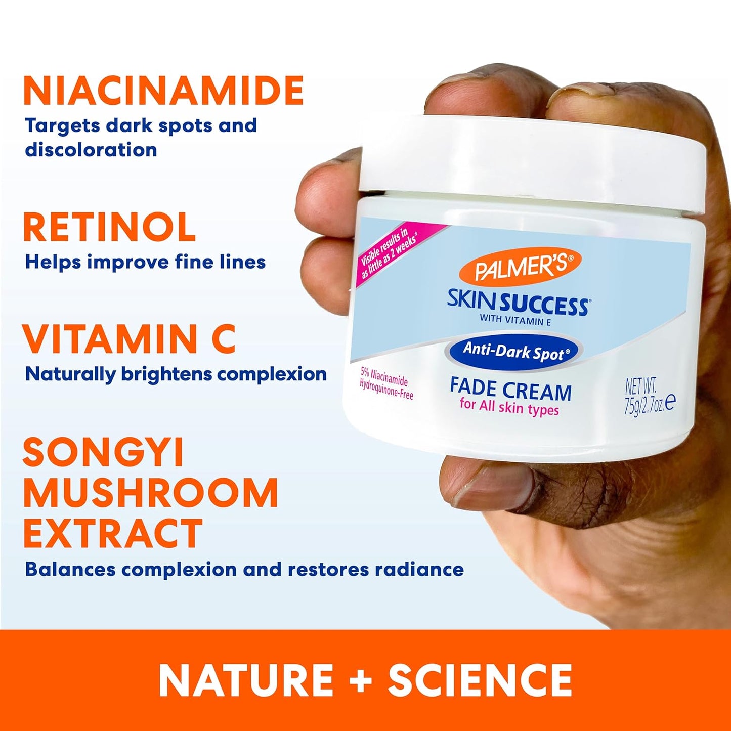 Palmer's Skin Success Fade Cream with 5% Niacinamide – Premium Dark Spot Treatment for the Elevated Vanity