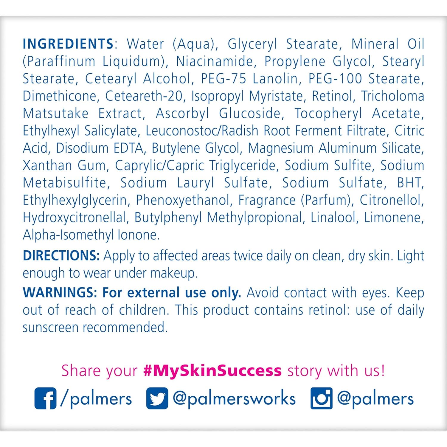 Palmer's Skin Success Fade Cream with 5% Niacinamide – Premium Dark Spot Treatment for the Elevated Vanity