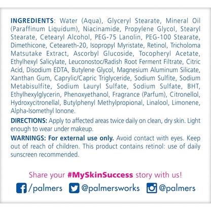 Palmer's Skin Success Fade Cream with 5% Niacinamide – Premium Dark Spot Treatment for the Elevated Vanity