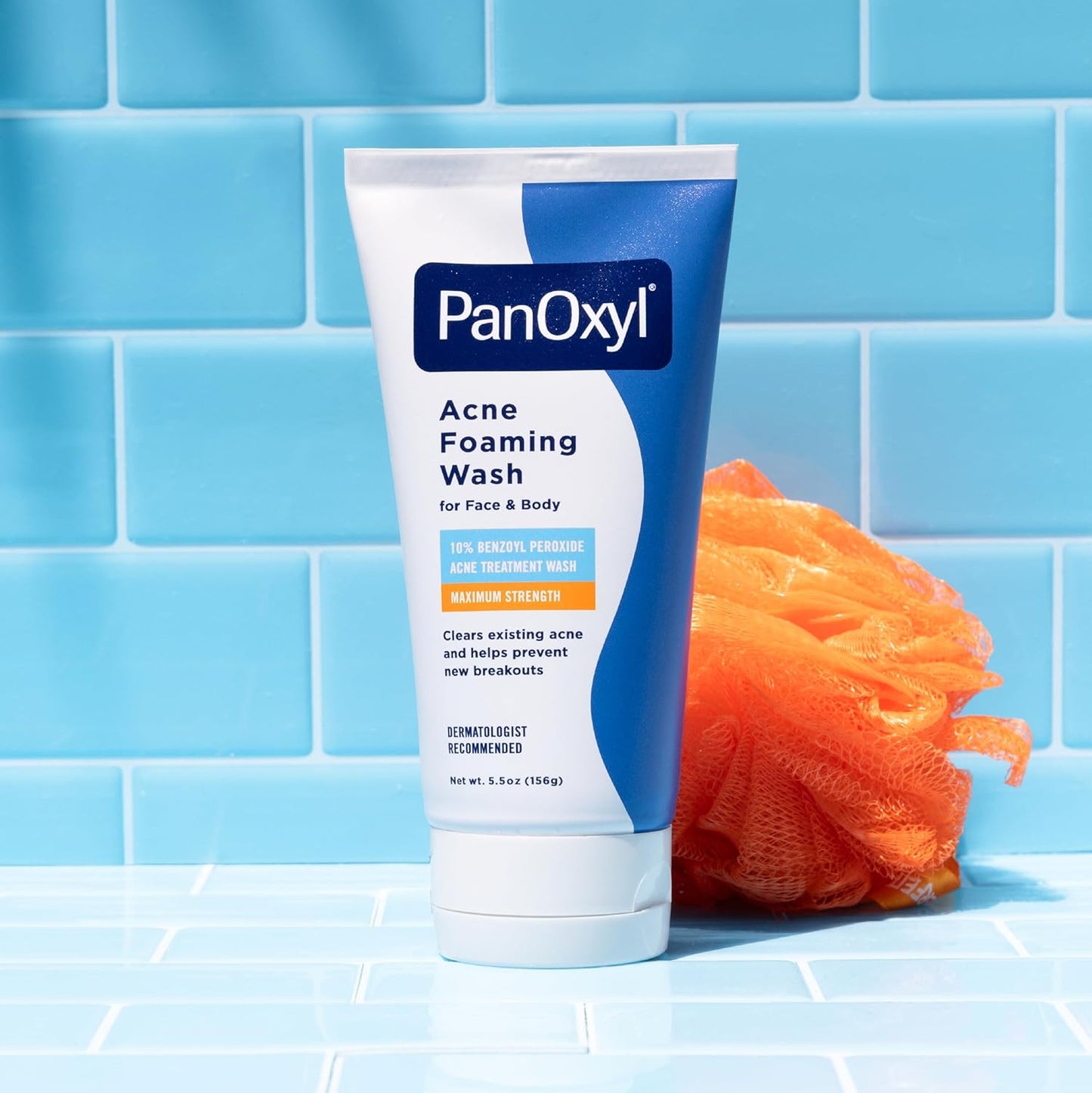 PanOxyl 10% Benzoyl Peroxide Acne Foaming Wash – Evening Self-Care Ritual for Clear, Calm Skin