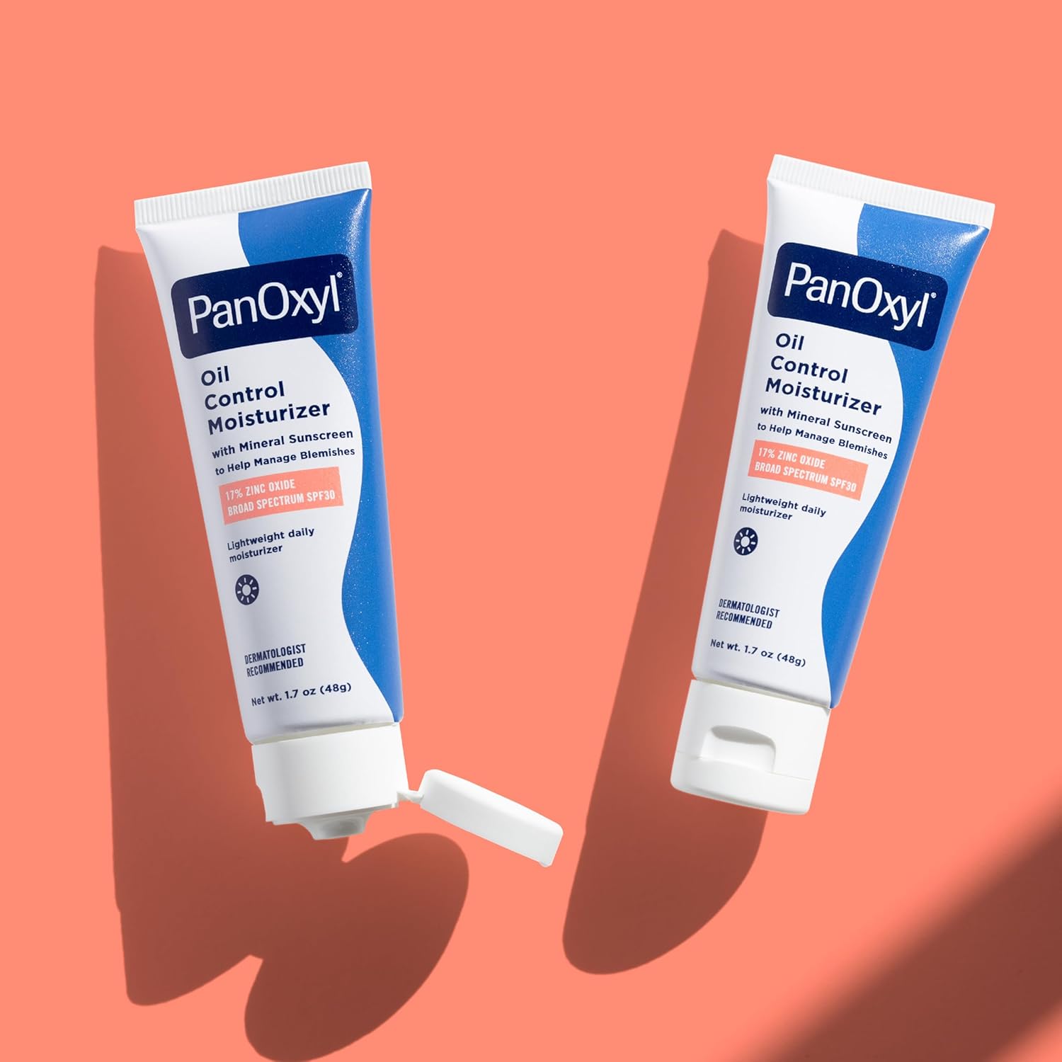 PanOxyl AM Oil Control Moisturizer – Daily Mindful Skincare Ritual for Acne-Prone Skin, SPF 30 Mineral Sunscreen