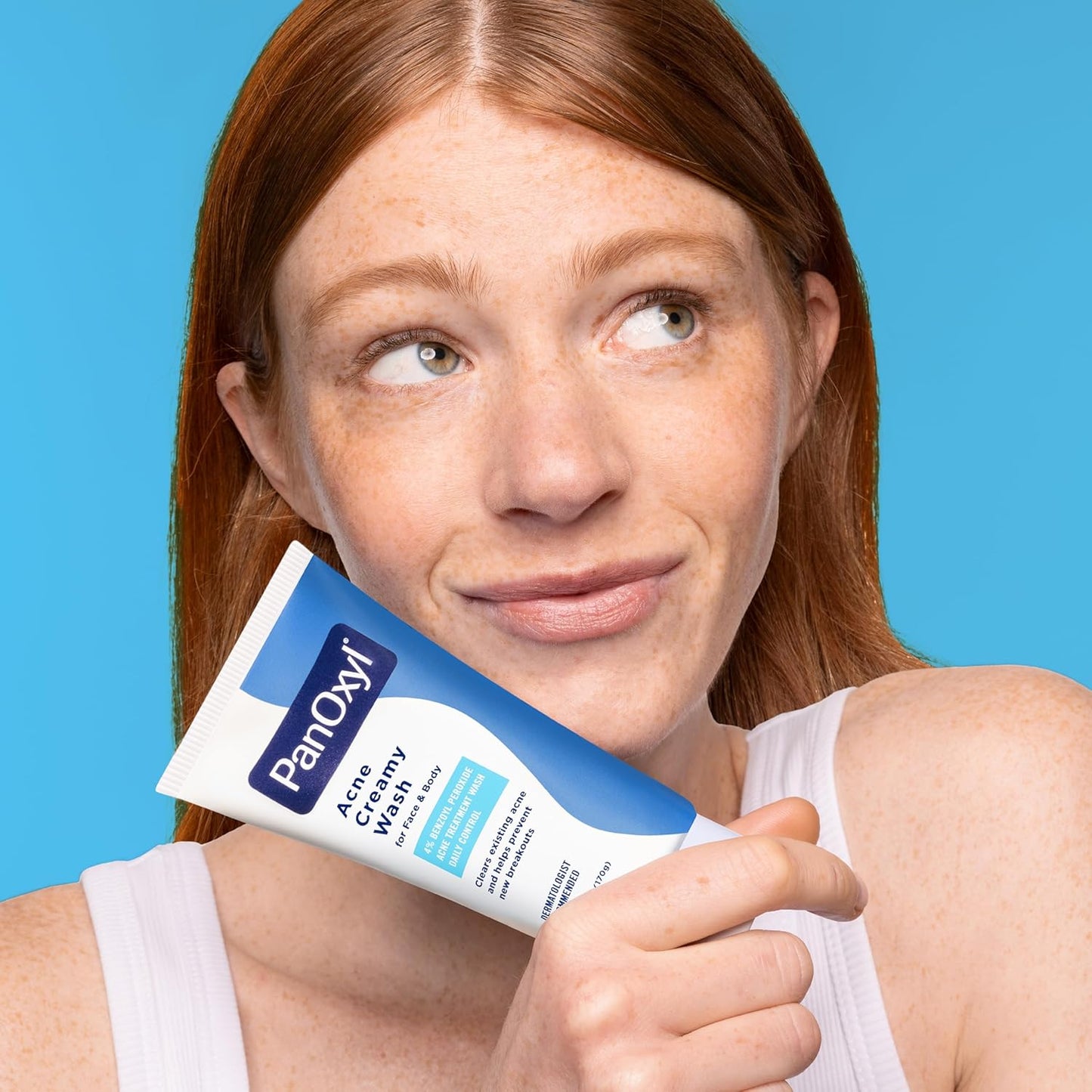 PanOxyl Antimicrobial Acne Creamy Wash – 4% Benzoyl Peroxide Daily Cleanser for Teen Self-Care Routine