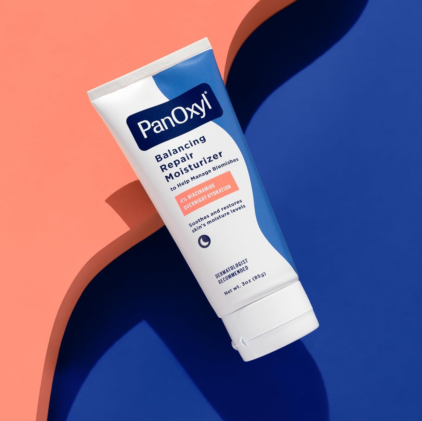 PanOxyl PM Balancing Repair Moisturizer with Niacinamide and Ceramides – Nightly Self-Care Hydrator for Acne-Prone Skin