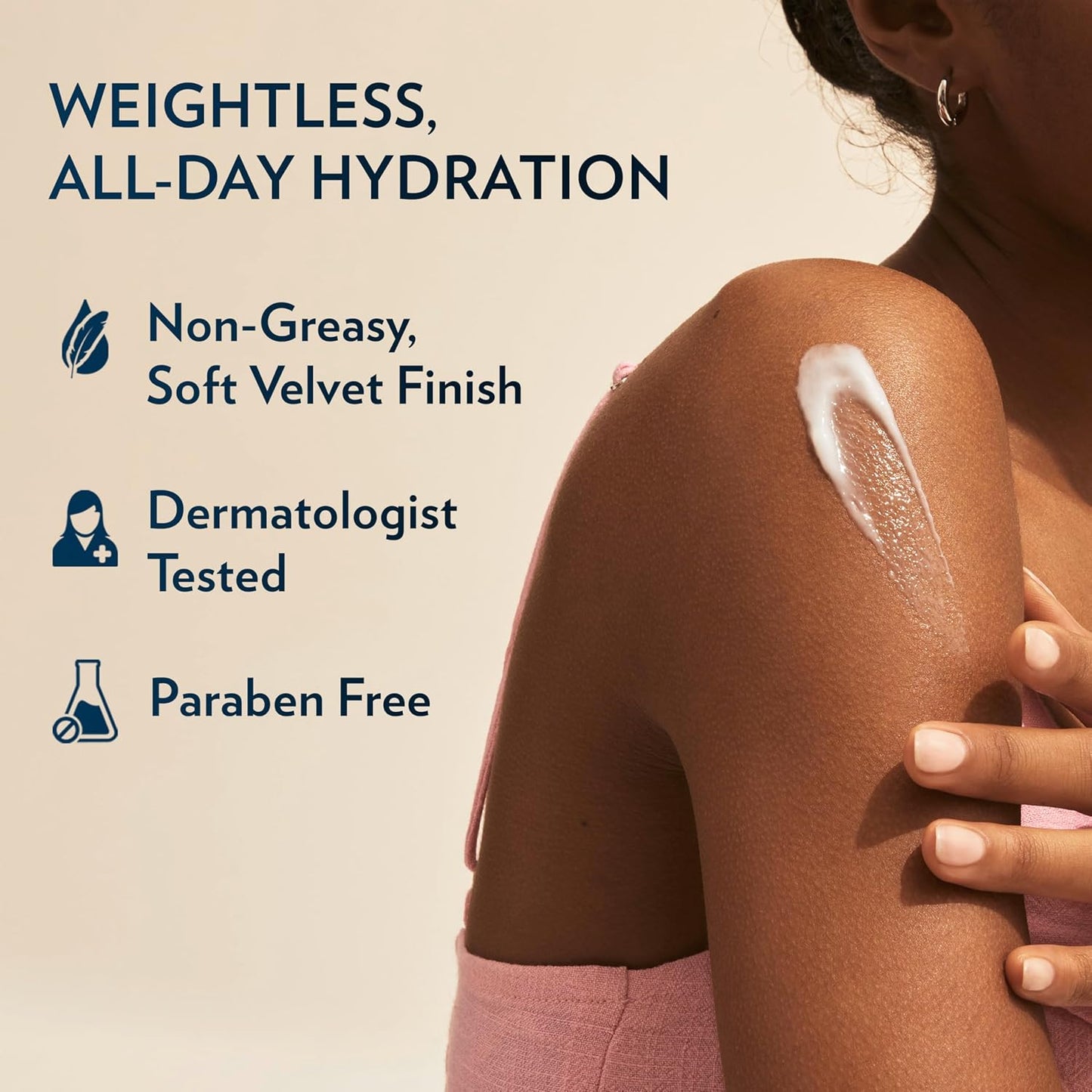 paraben-free, dermatologist-tested, lightly fragranced formula available in 7.5 fl oz single and twin packs