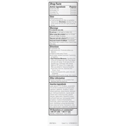 paraben-free, oxybenzone-free, and octinoxate-free ingredient profile