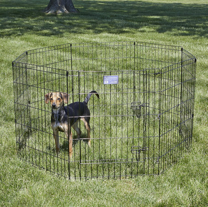 patented paw block safety technology paired with slide-bolt latch and thumb snaps to block escapes