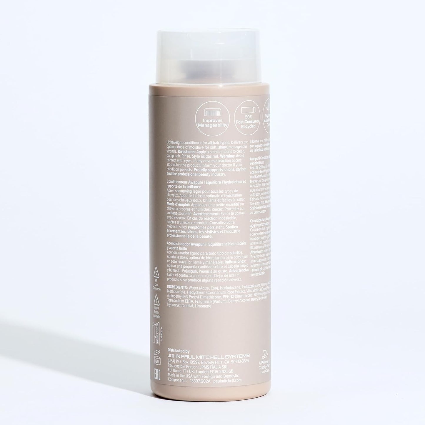 Paul Mitchell Awapuhi Conditioner – Self-Care Hair Ritual for Home Spa Evenings, Moisture + Shine