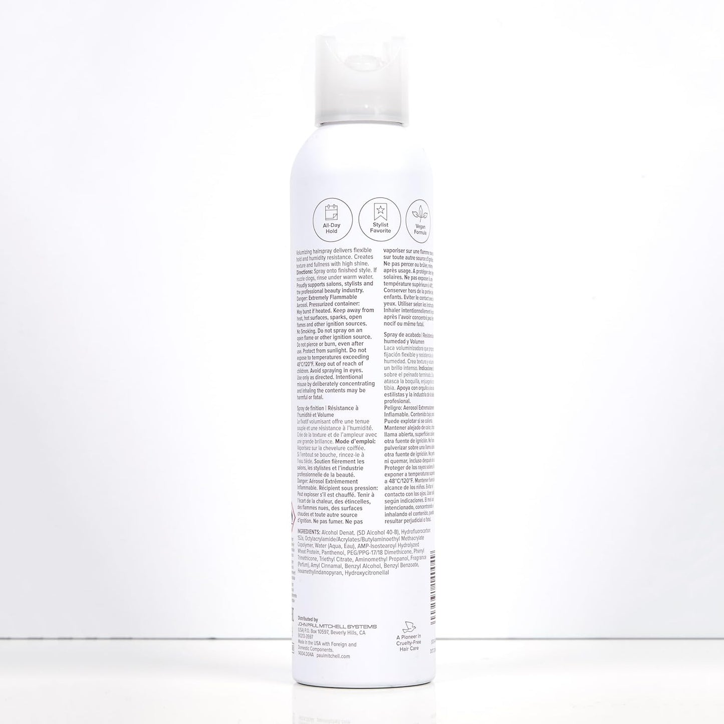 Paul Mitchell Extra-Body Hairspray — Premium Salon Finishing Mist for Fine Hair Volume, Apple Scent