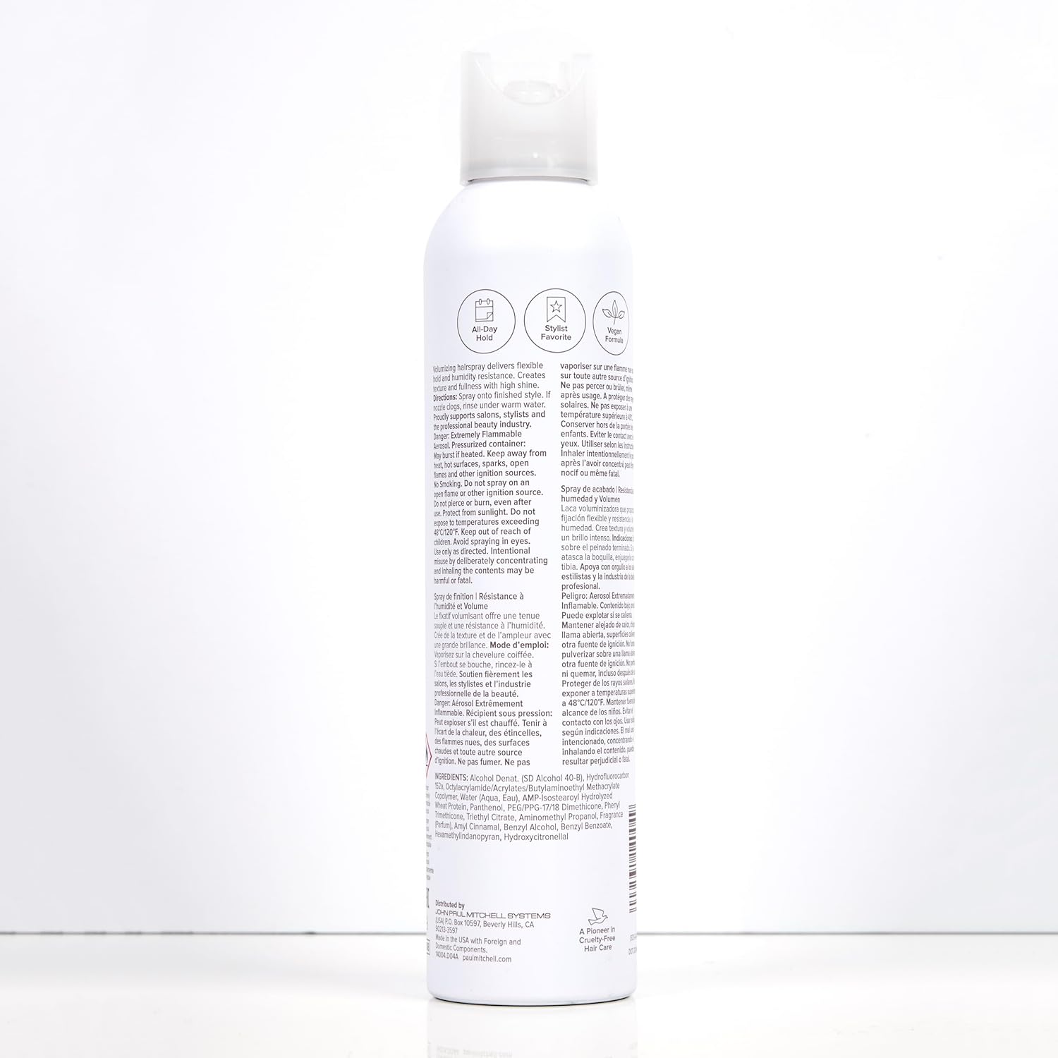 Paul Mitchell Extra-Body Hairspray — Self-Care Volume Ritual for Fine Hair, Flexible Hold