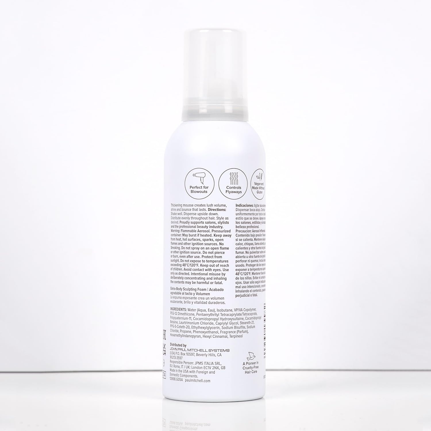 Paul Mitchell Extra-Body Sculpting Foam – Premium Salon-Grade Volumizer for Fine Hair, Elegant Vanity Essential