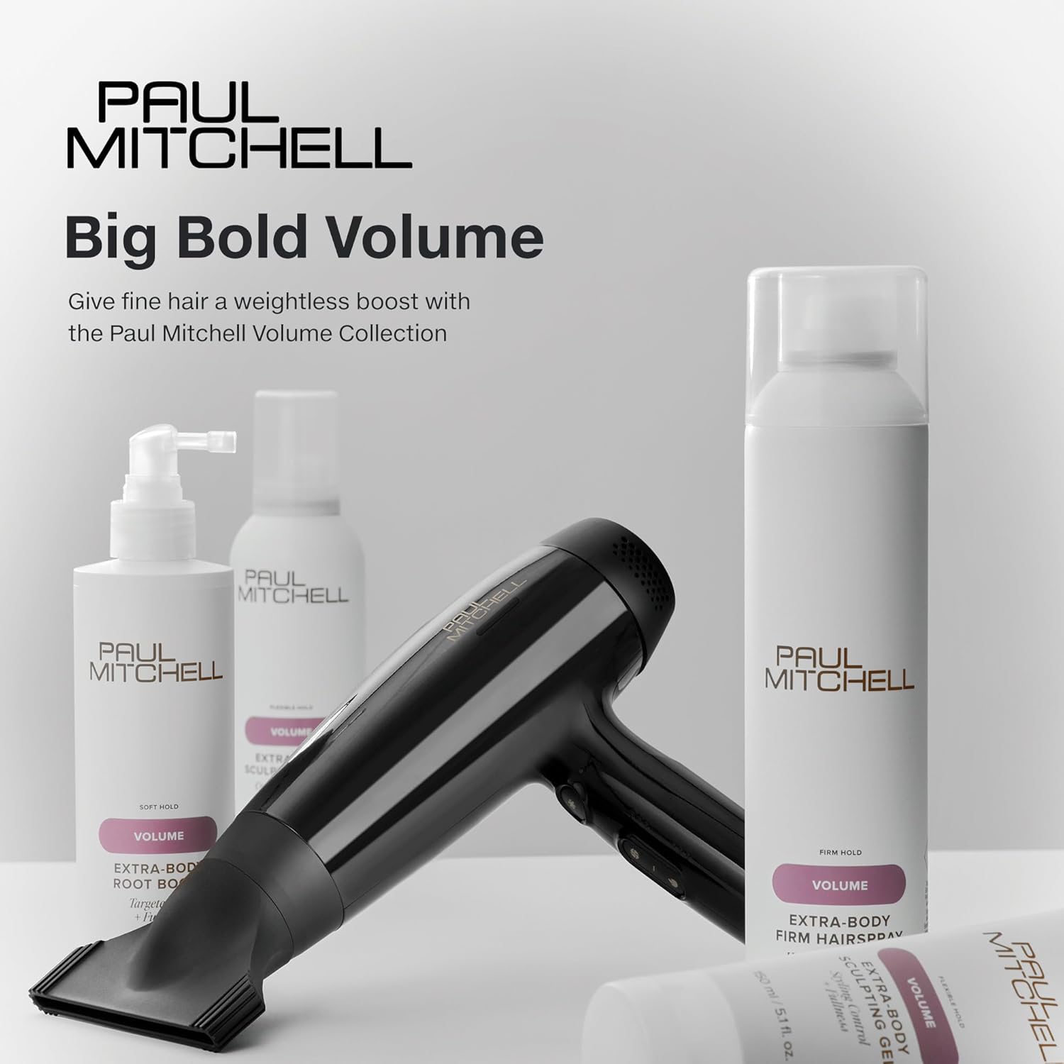 Paul Mitchell Extra-Body Sculpting Foam – Premium Salon-Grade Volumizer for Fine Hair, Elegant Vanity Essential