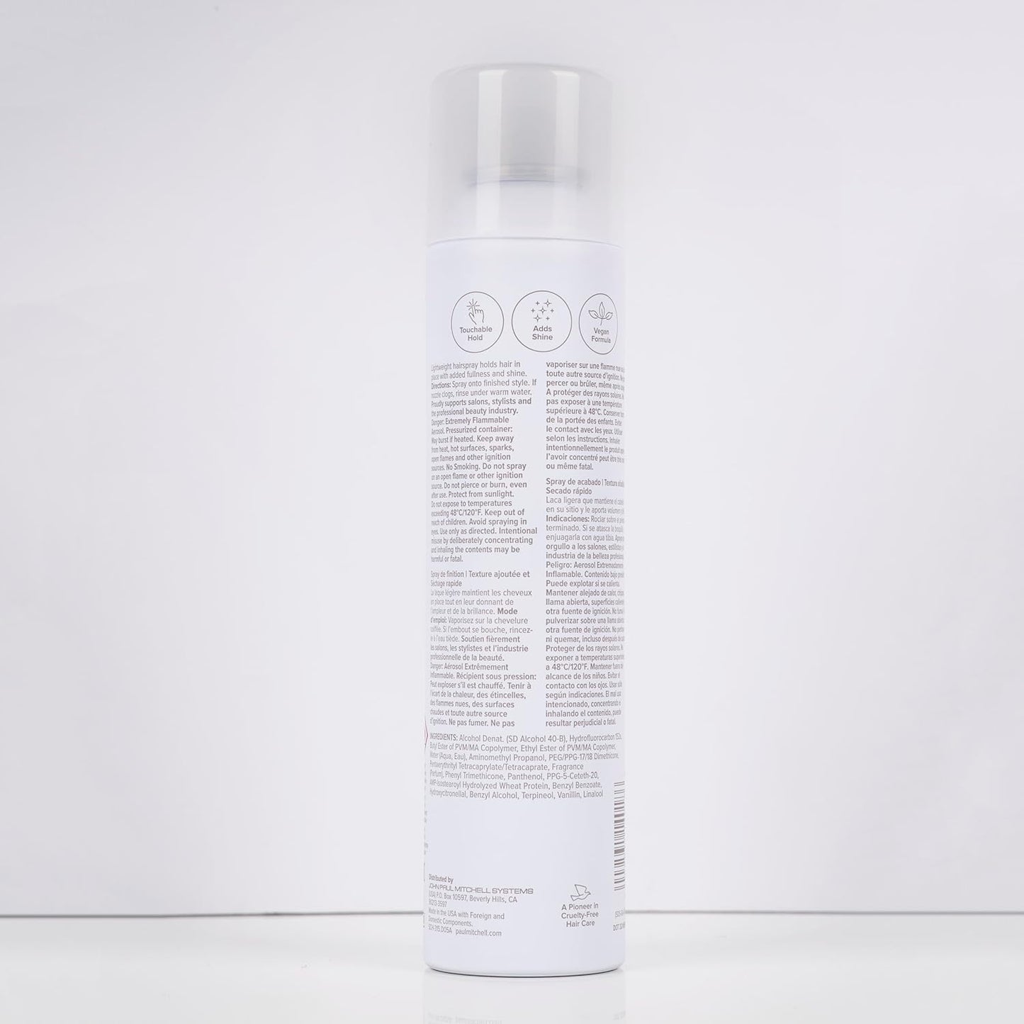 Paul Mitchell Super Clean Hairspray – Cucumber Melon Self-Care Ritual for Wind-Down Evenings, Flexible Hold