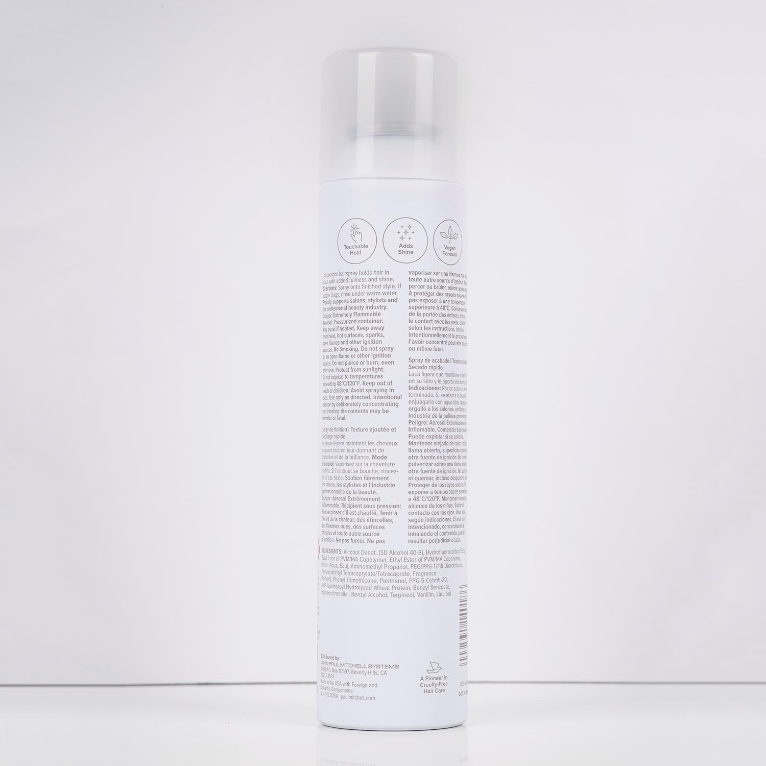 Paul Mitchell Super Clean Hairspray – Cucumber Melon Self-Care Ritual for Wind-Down Evenings, Flexible Hold