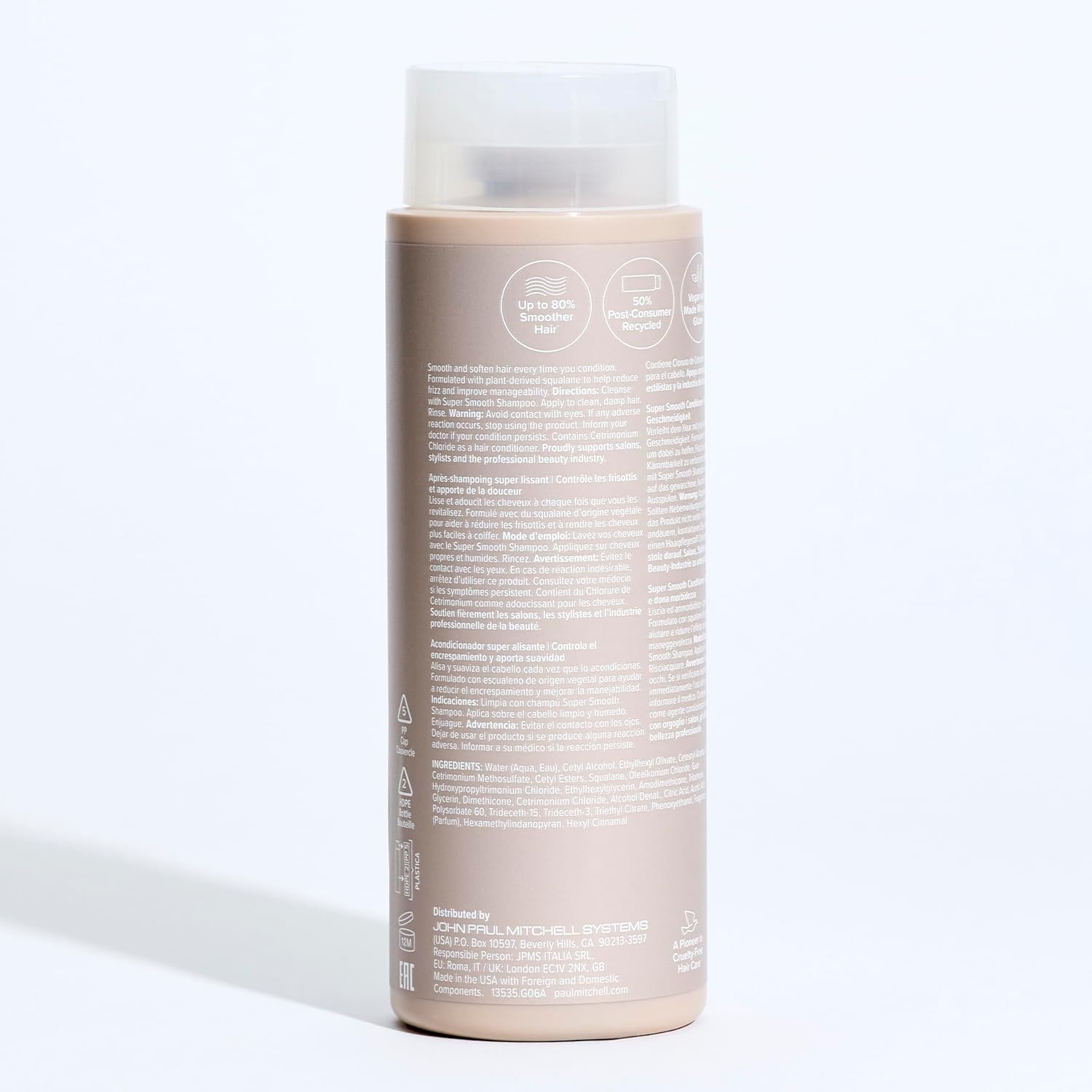Paul Mitchell Super Smooth Conditioner – Mindful Hair Ritual for Frizz Control, Spa-Like Smoothing