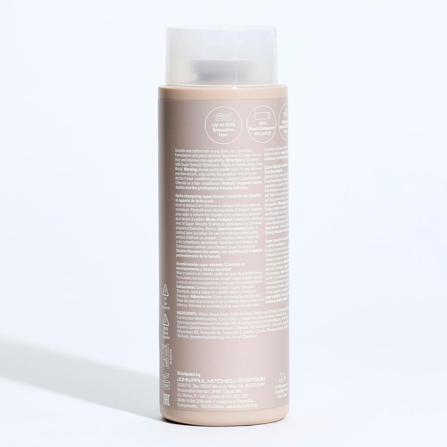 Paul Mitchell Super Smooth Conditioner – Professional Salon-Grade Smoothing, 33.8 Fl Oz Backbar