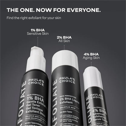Paula's Choice 2% BHA Liquid Exfoliant – Mindful Evening Skincare Ritual for Smoother, Healthier-Looking Skin