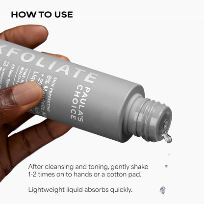 Paula's Choice 6% Mandelic + 2% Lactic Acid Exfoliant – Evening Self-Care Ritual for Sensitive Skin Glow