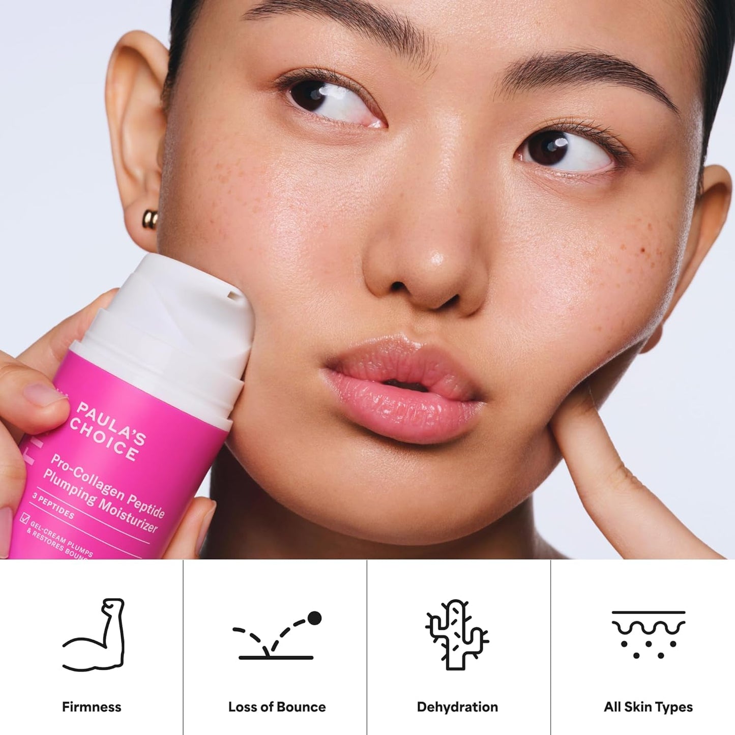 Paula's Choice Pro-Collagen Peptide Plumping Moisturizer – Nightly Anti-Aging Ritual for Fine Lines, 1.7 Fl Oz