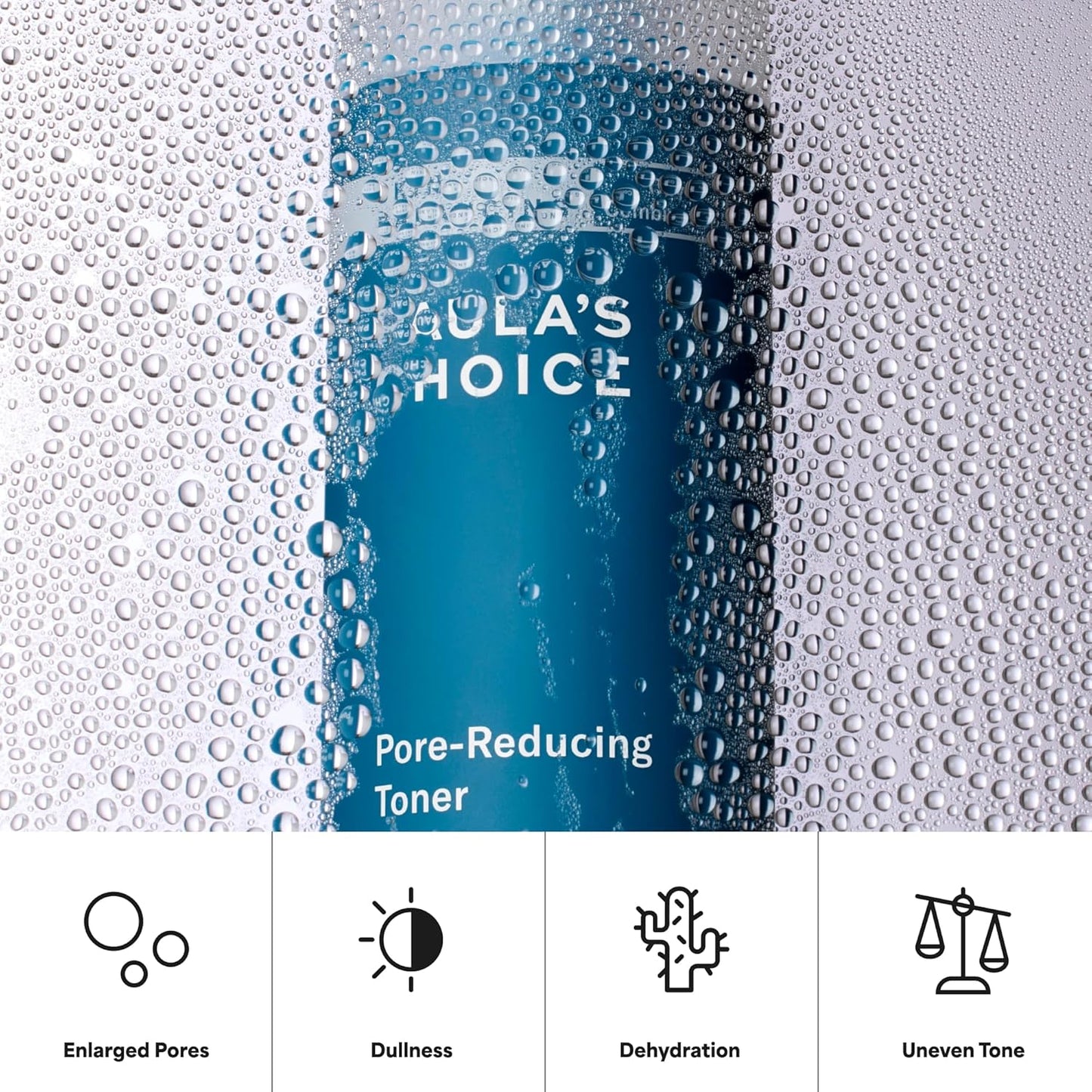 Paula's Choice SKIN BALANCING Pore-Reducing Toner — Streamlined Niacinamide Step for Clutter-Free Vanity, Uncluttered Bathroom Counter