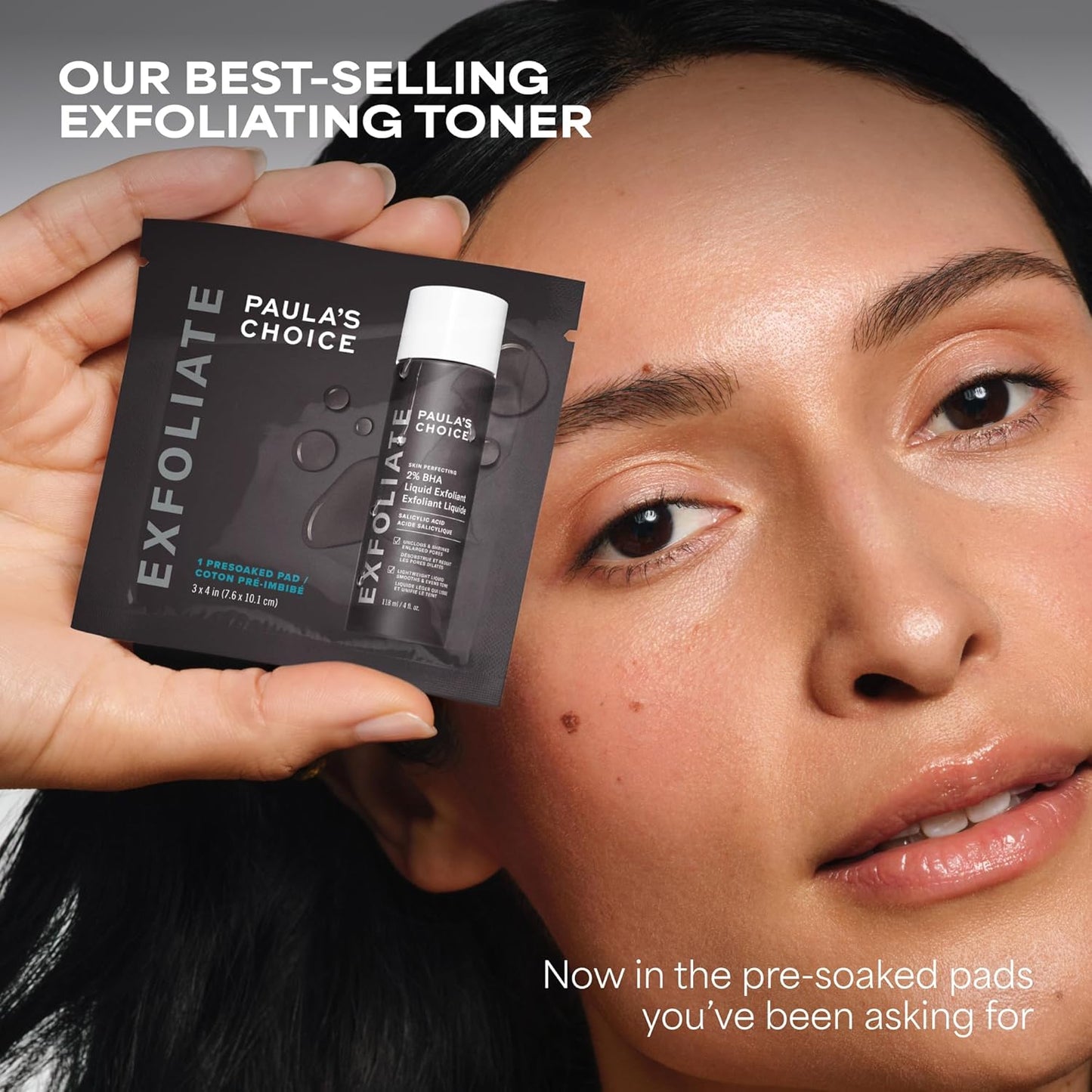 Paula's Choice SKIN PERFECTING 2% BHA Pads - Travel-Friendly Exfoliant for Carry-On and Hotel Stays