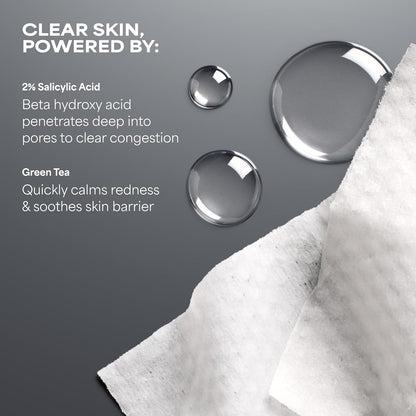 Paula's Choice SKIN PERFECTING 2% BHA Pads - Travel-Friendly Exfoliant for Carry-On and Hotel Stays